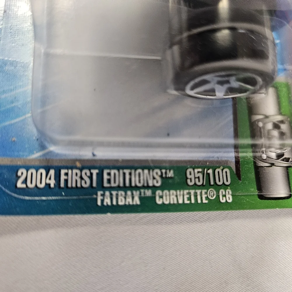 Hot Wheels 2004‎ First Editions 95/100 Fatbax 2005 Corvette Original Packaging